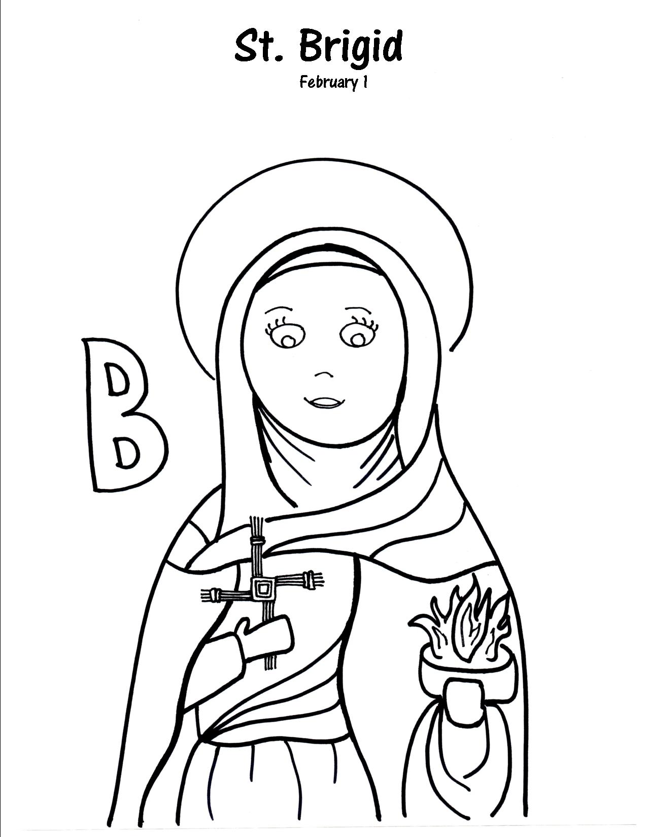 saint brigids cross coloring pages - photo #3