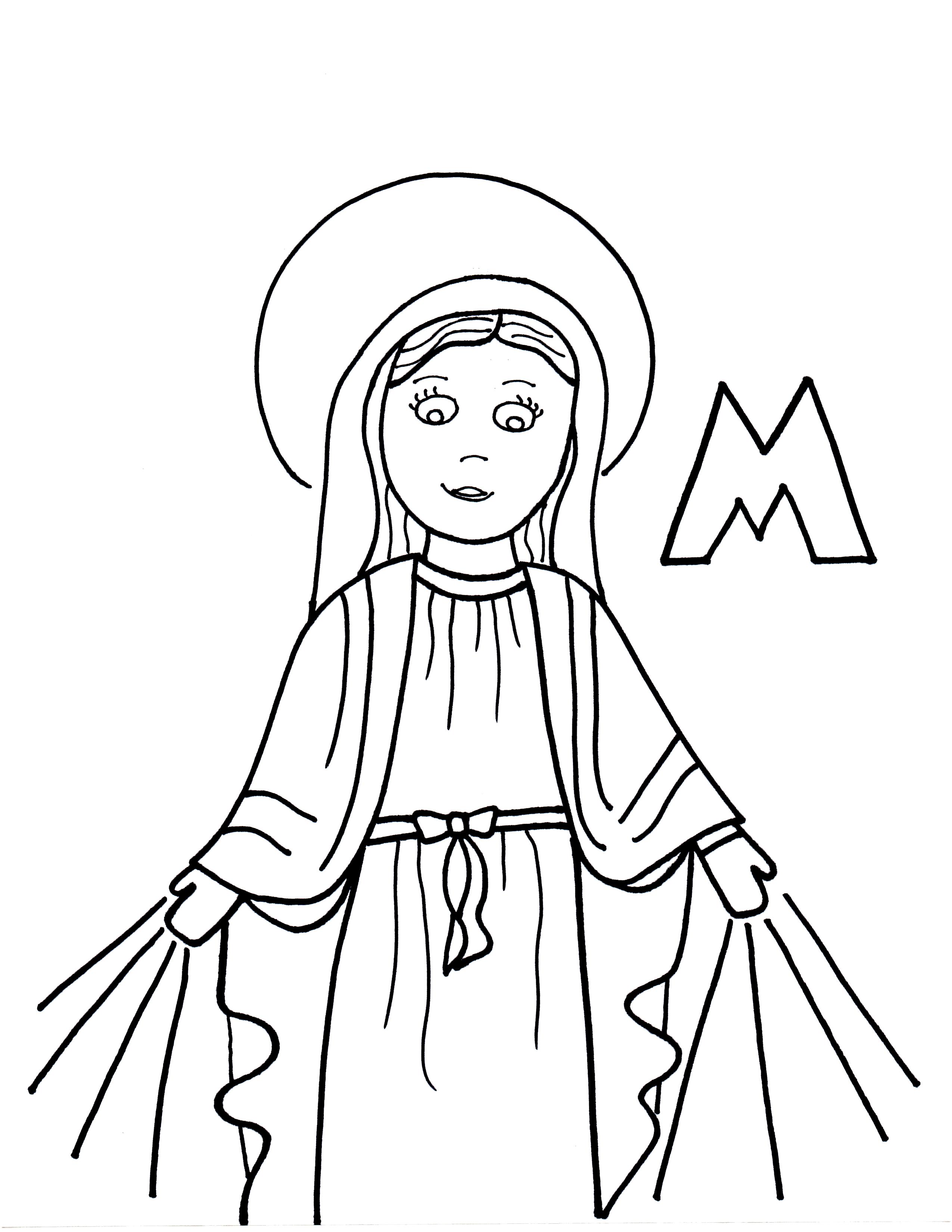 M is for Mary the Mother of God