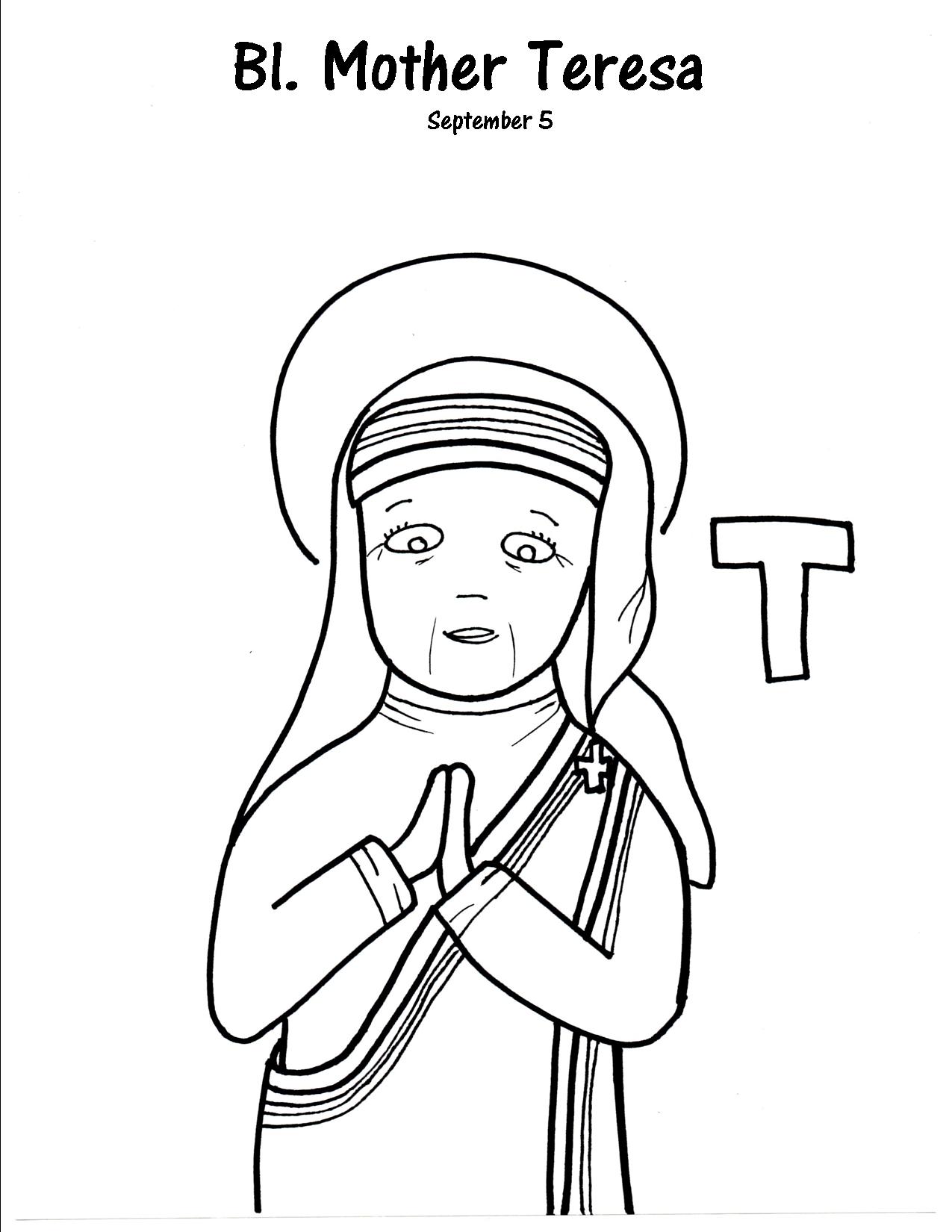 clipart of mother teresa - photo #33